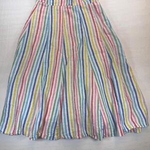 Boden Colorful Striped Maxi Skirt